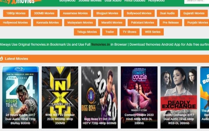 9xMovies – Download Free Bollywood & Hollywood Movies With Dual Audio [Updated 2022]