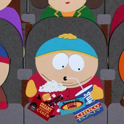 Cartman in South Park movie theater