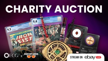 Items for auction during ECG eBay Live