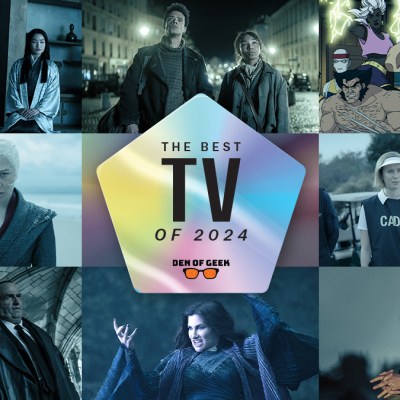 A mosaic of images of the best TV shows of 2024.